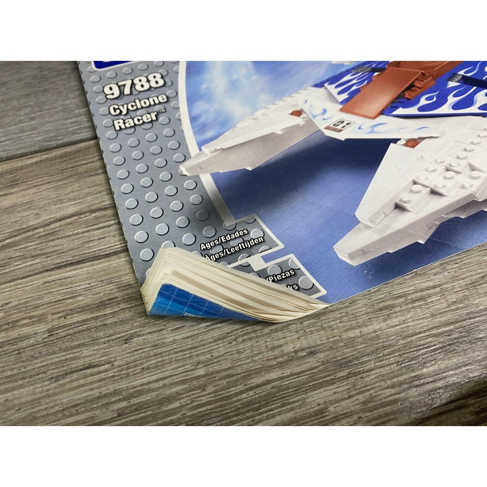 Mega Bloks Probuilder 9788 Cyclone Racer Instruction‎ Manual Booklet Racing Blue - Picture 4 of 9